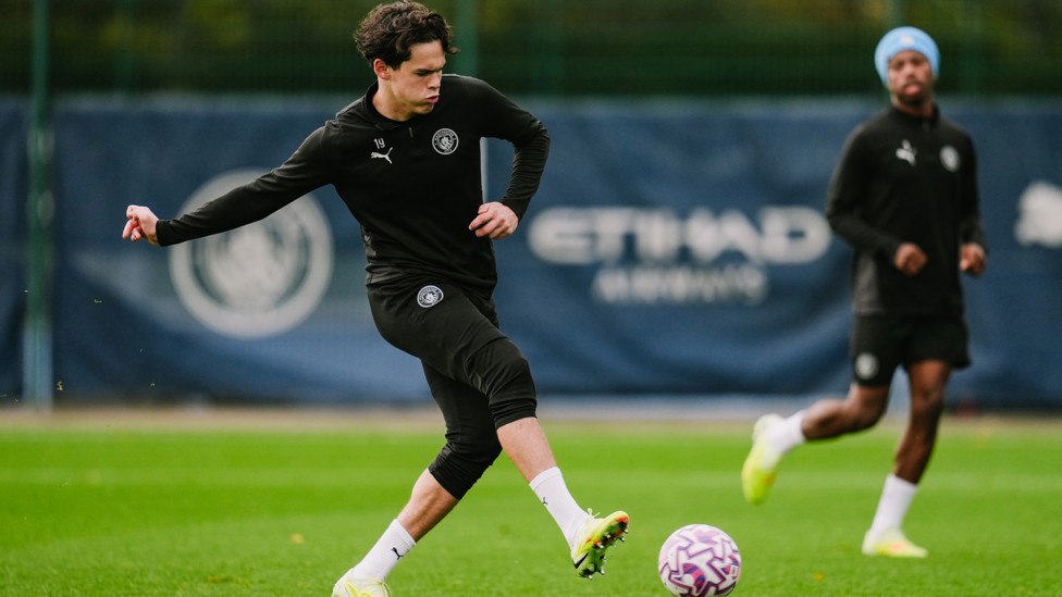 SUPER STRIKER : Teddie Lamb goes for goal. 