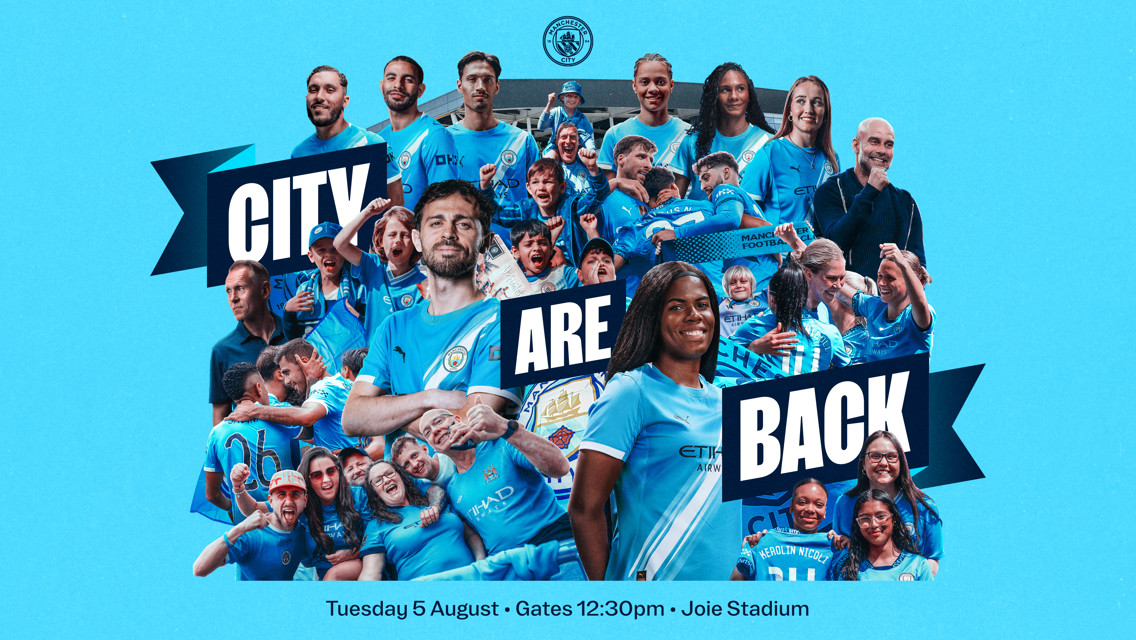 City Are Back: Fans invited to unique first-team training event