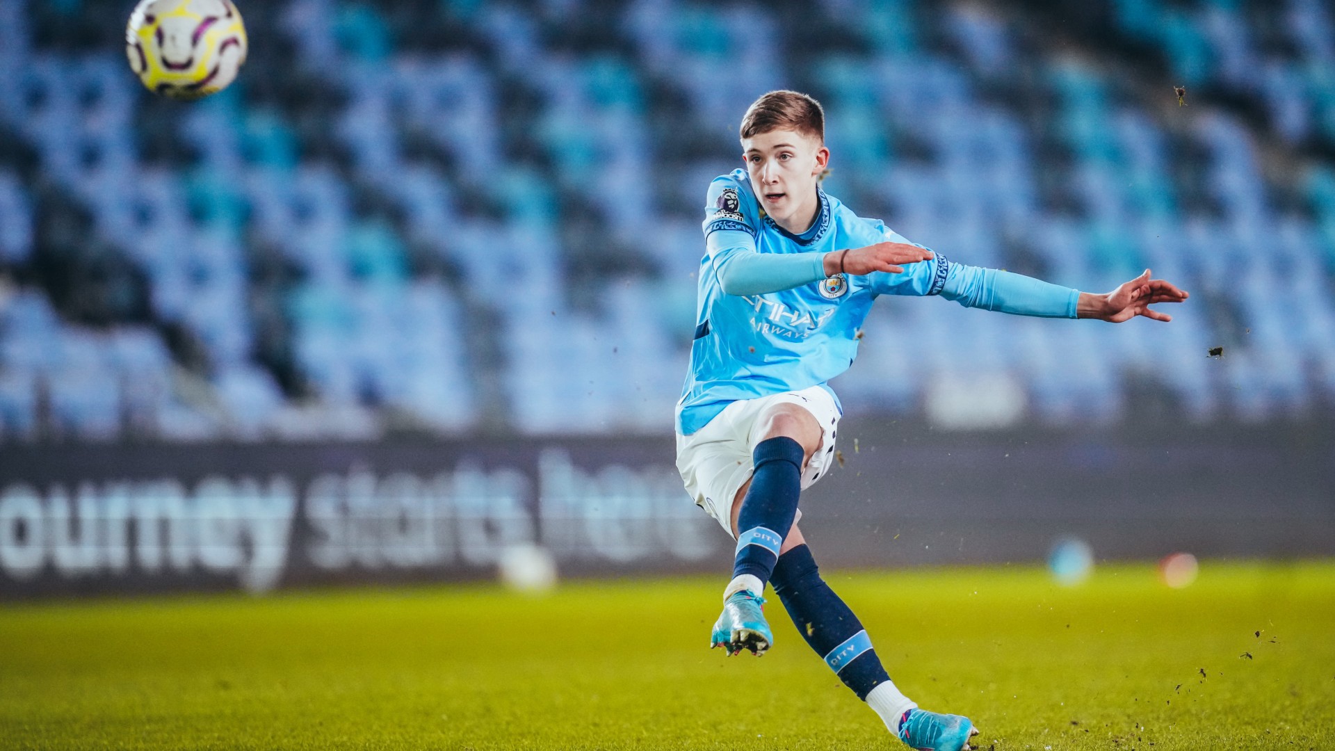PIN POINT : Seb Naylor whips in a dangerous cross.