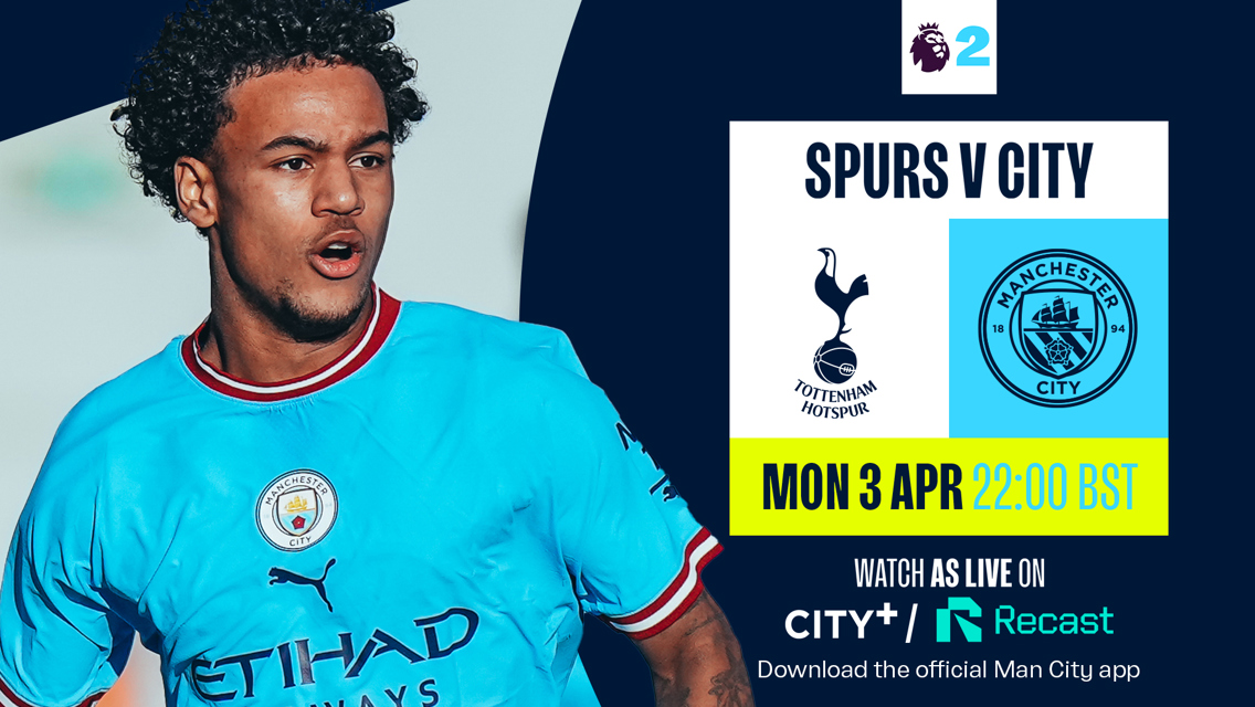 Watch our PL2 trip to Spurs on CITY+ or Recast