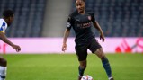 CAUSING A STER: Raheem looks to take on his man
