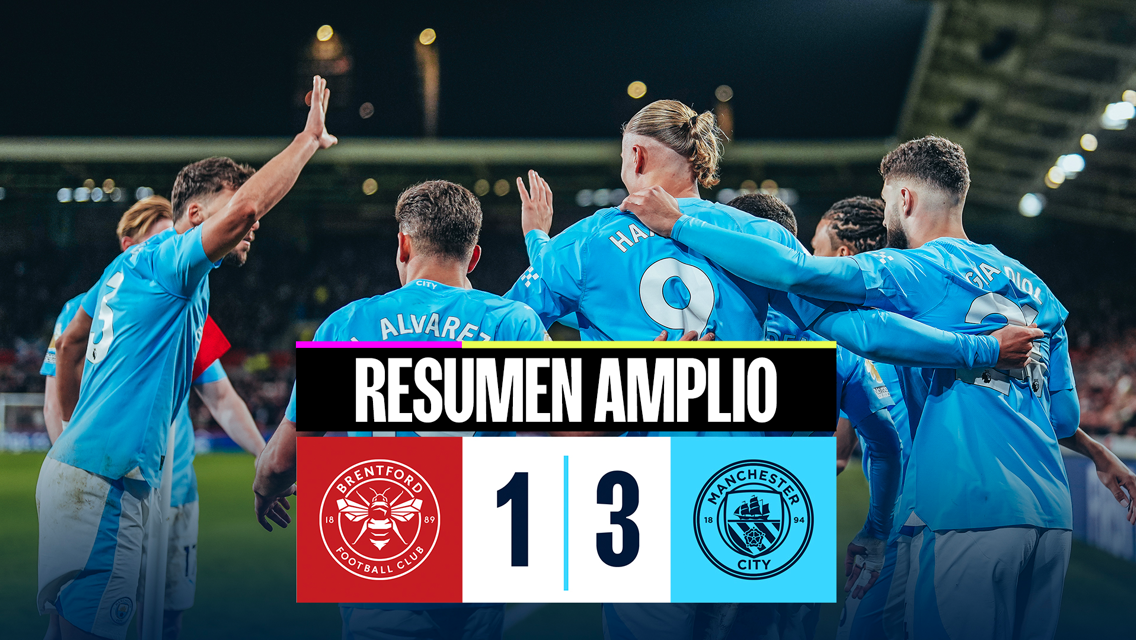 Brentford 1-3 City: resumen amplio