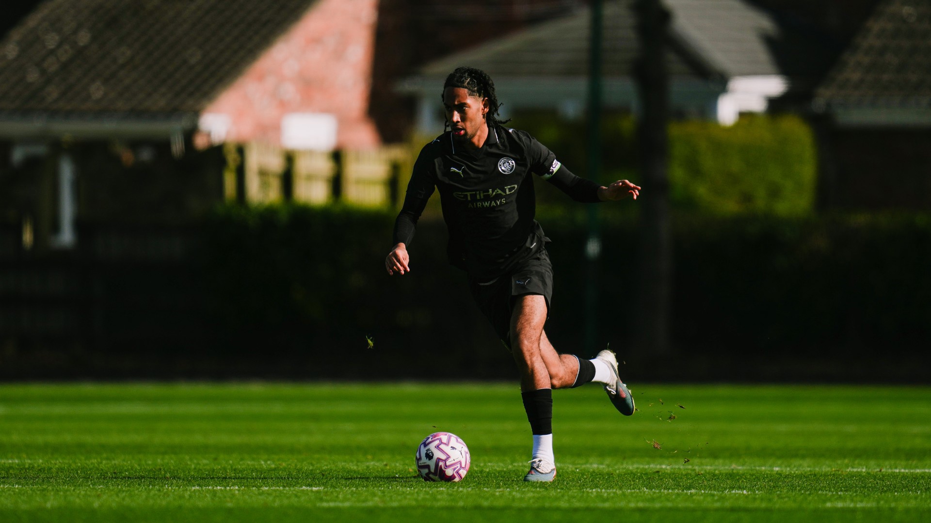 SKIPPER : Kaden Braithwaite carries the ball forward.