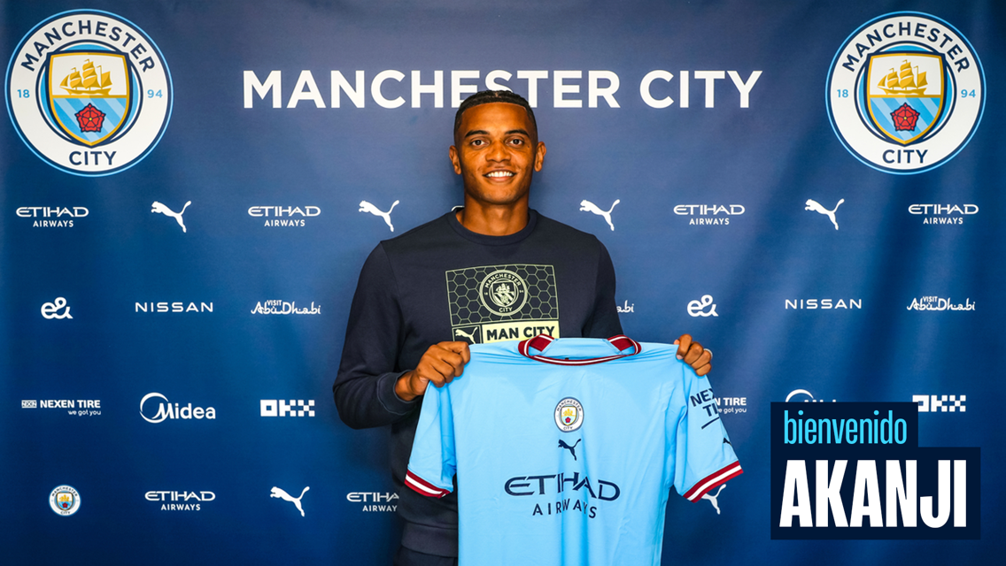 El dorsal de Manuel Akanji en el City