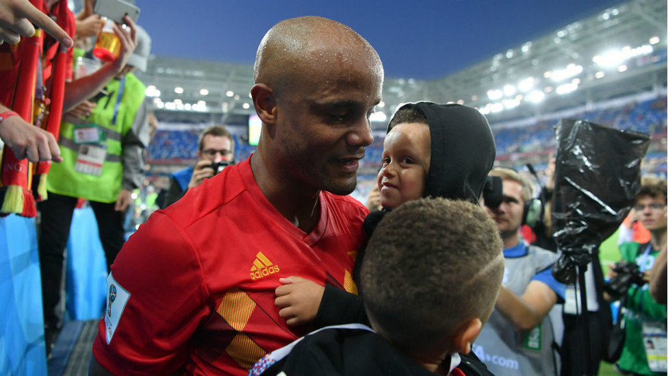 KOMPANY MAN : Vinnie has 84 caps to date