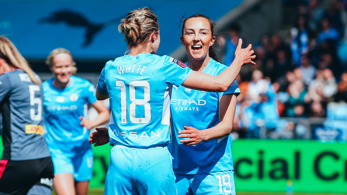 City thrash Foxes to boost top three hopes