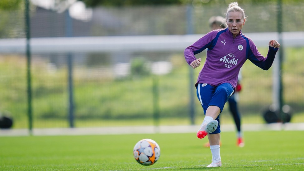 BEST FOOT FORWARD: From skipper Alex Greenwood.