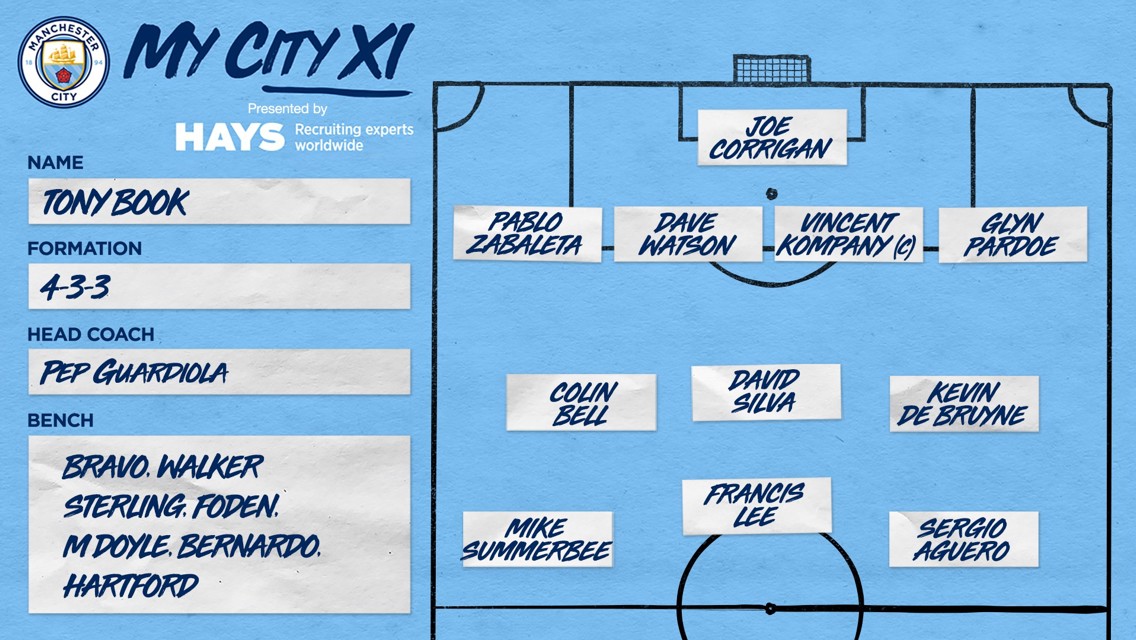 My City XI: Tony Book