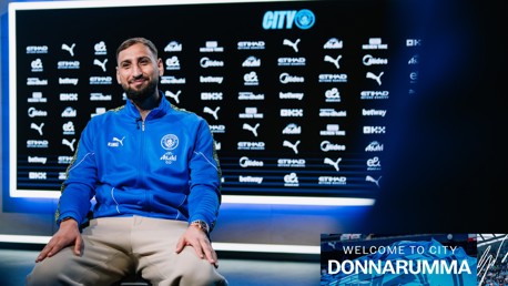 Watch: Donnarumma’s first Manchester City interview  