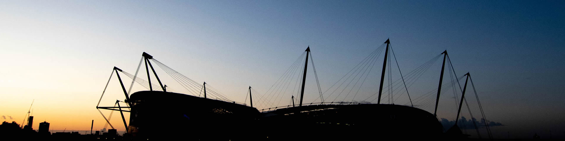 Etihad stadium at night