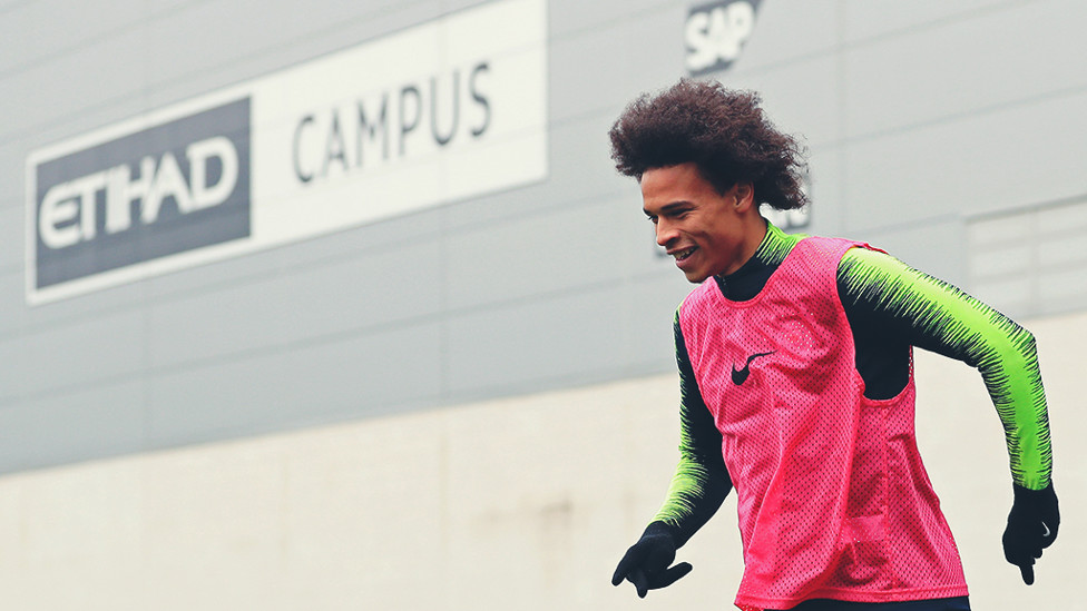 LEROY : Our winger in action.