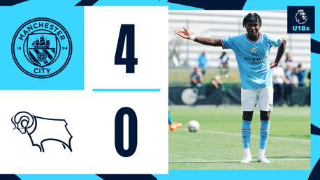 City Under-18s 4-0 Derby County: Highlights