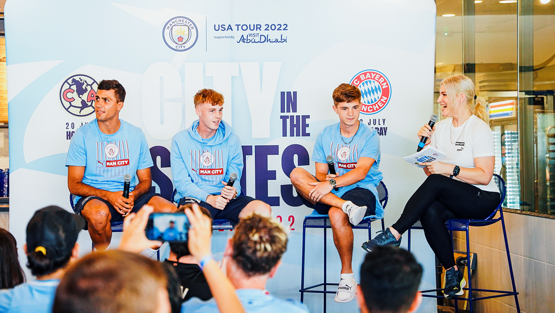 City stars visit Houston Space Cityzens Official Supporters Club