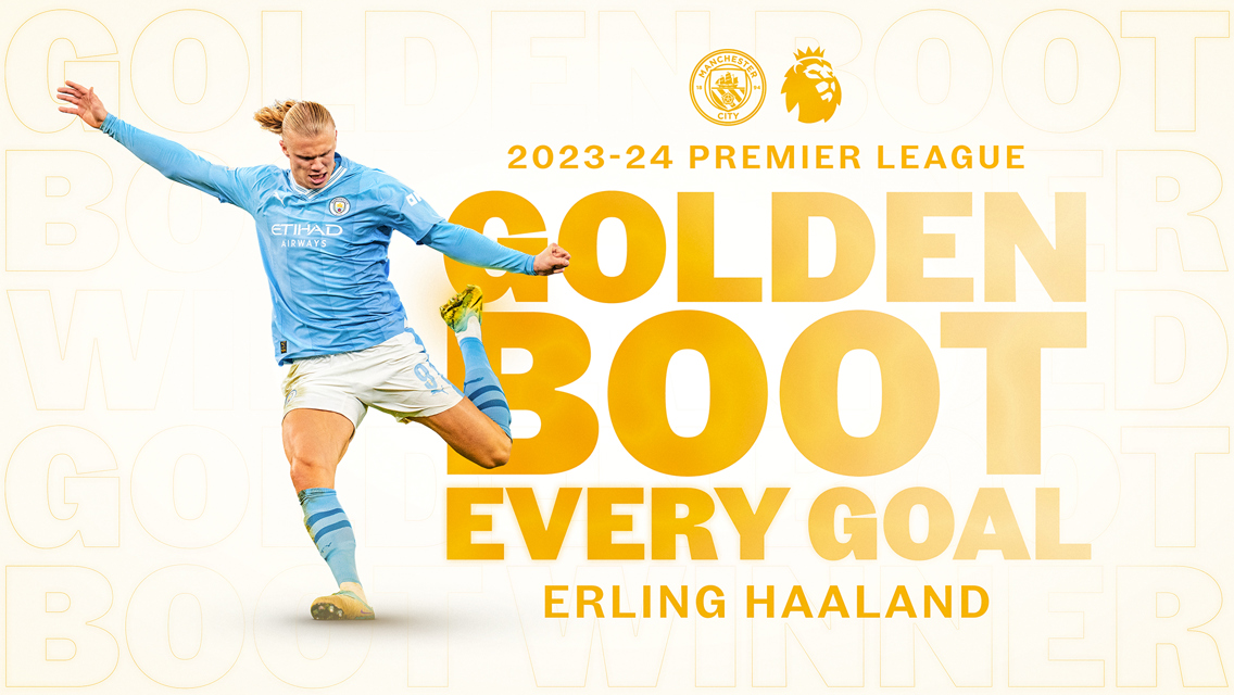 Todos los goles de Erling Haaland en la Premier League 2023/24