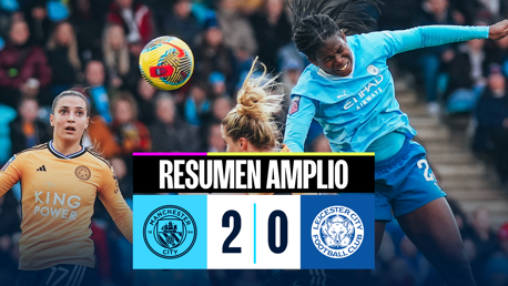  City 2-0 Leicester: resumen amplio