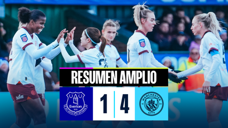 Everton 1-4 City: resumen