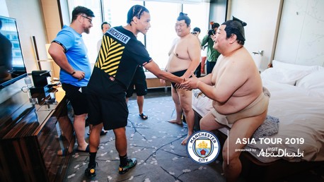 RESPECT: Leroy meeting his new partners in crime