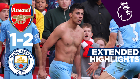 Arsenal 1-2 City: Extended highlights