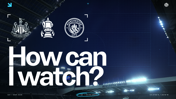 How can I watch Newcastle v City on TV?