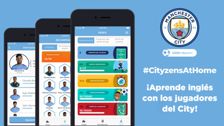Aprende inglés con GO And Learn y los jugadores del Manchester City