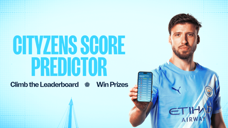 Manchester City launch new Score Predictor game for 2025/26 season