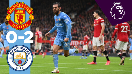 Highlights: Manchester United 0-2 City