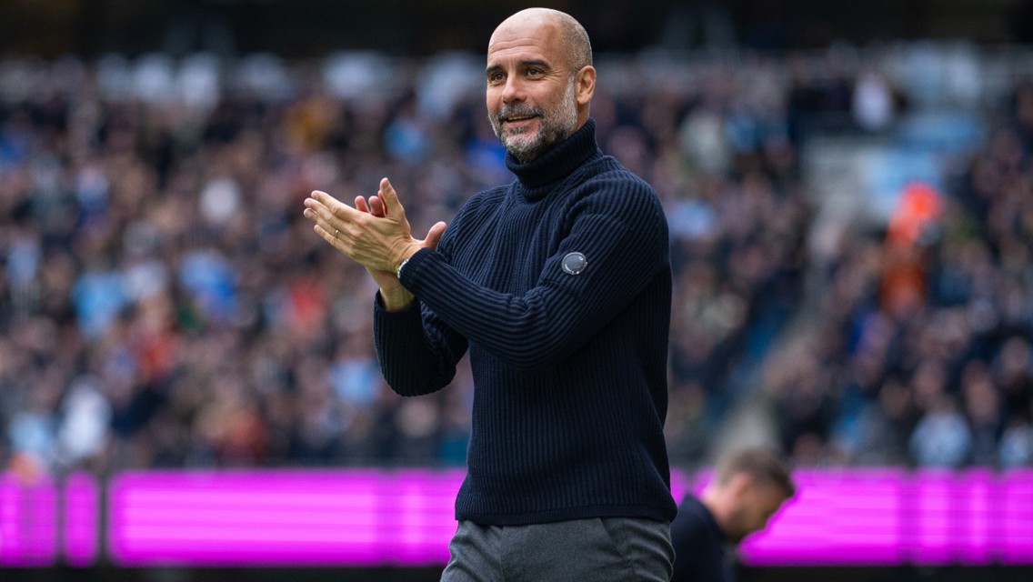 Guardiola up for April's Premier League Manager of the Month award