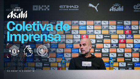 A coletiva de Guardiola antes do Dérbi 