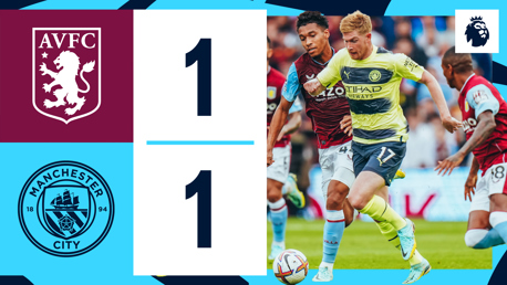 Short Highlights: Aston Villa 1-1 City 
