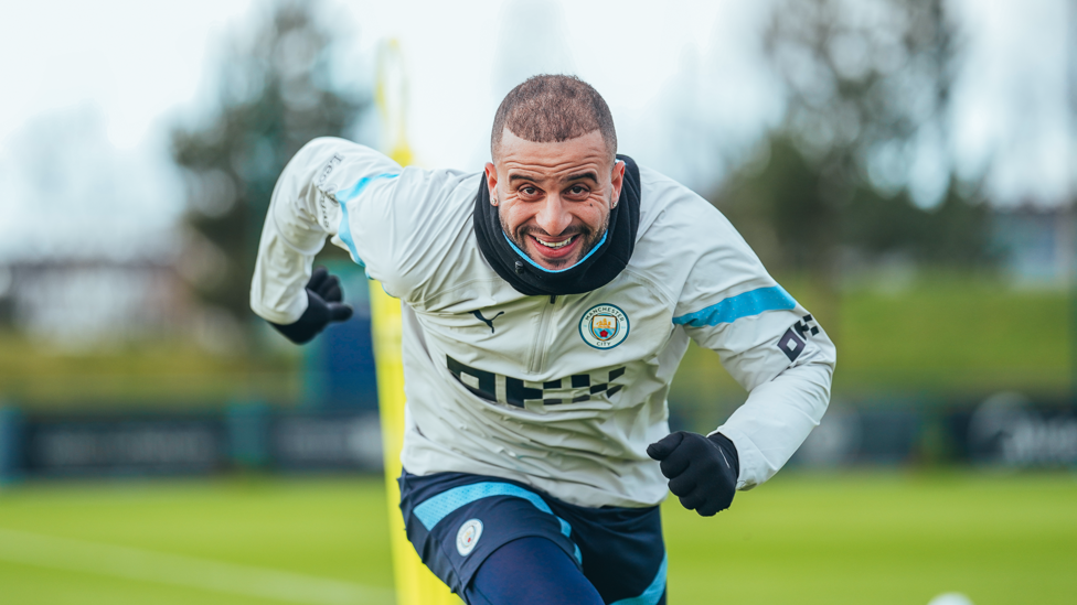HE'S BACK : Kyle Walker returned to the City side on Thursday night