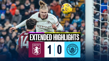 Aston Villa 1-0 City: Extended highlights