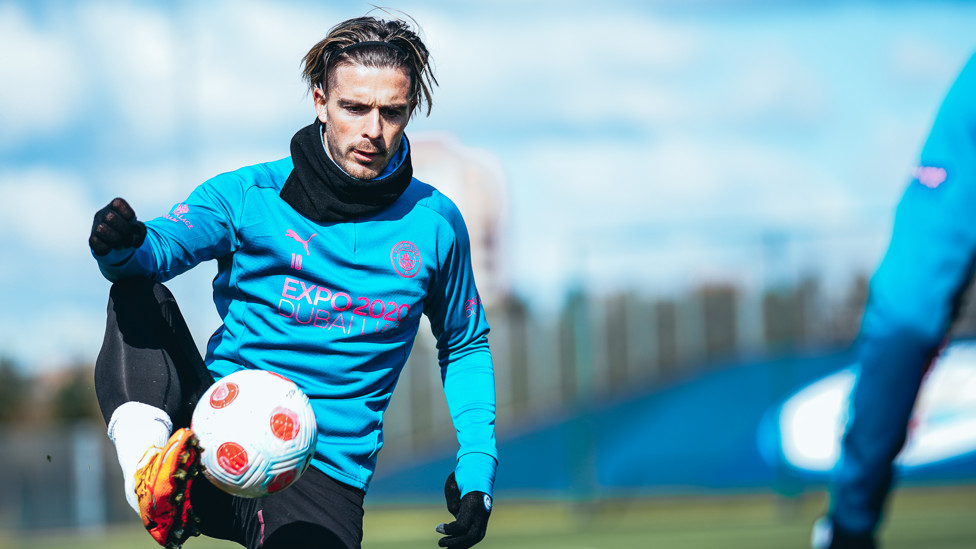 JACK OF ALL TRADES : Jack Grealish brings the ball under his spell
