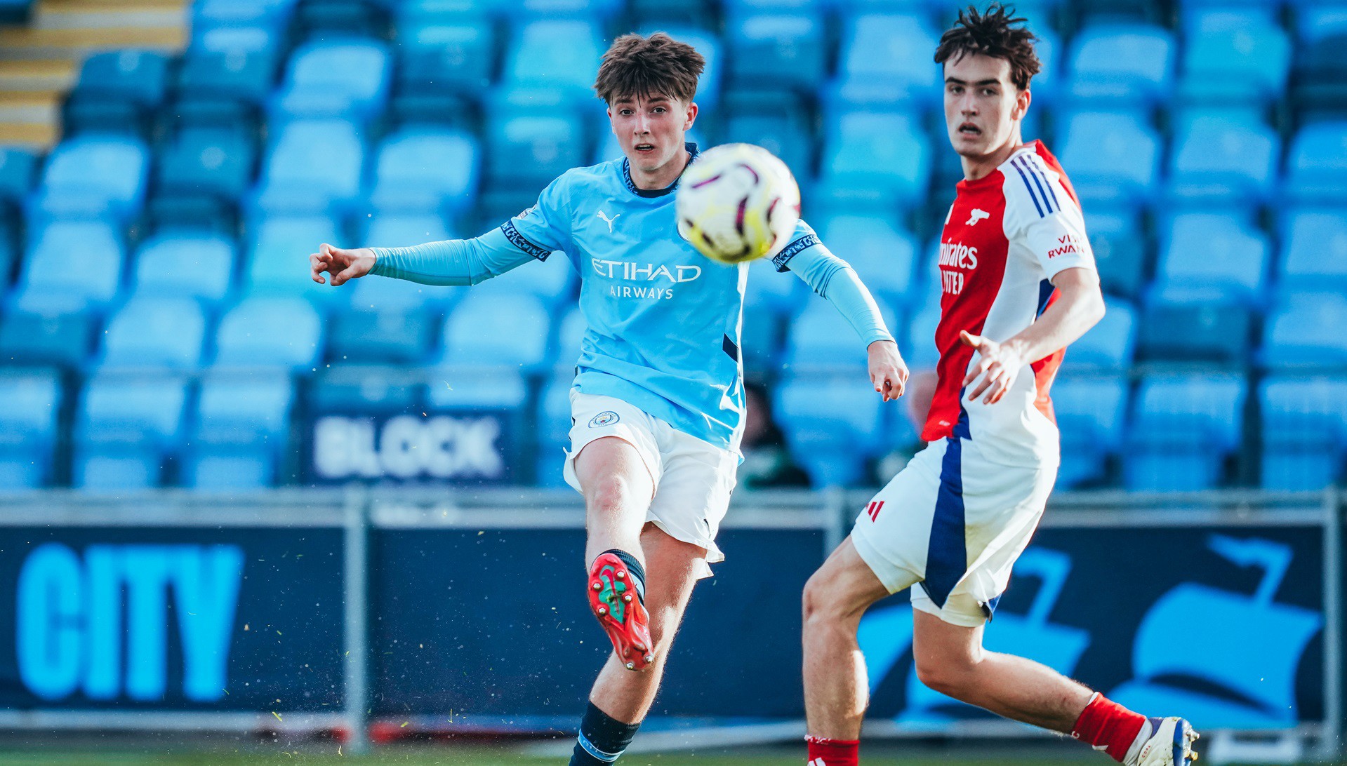 MARCHING ON : Charlie Gray pulling strings.
