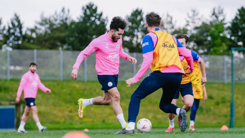 FLICK THE SWITCH: Rayan Cherki in delivery mode.