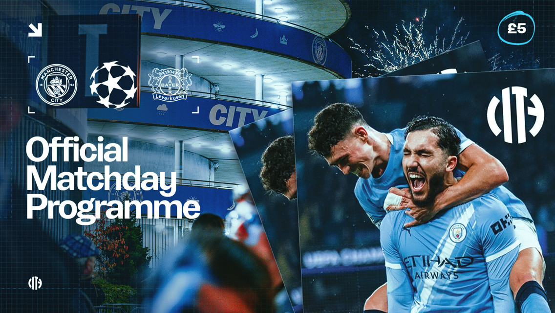 City v Leverkusen programme: Cherki on the cover and Doku main interview