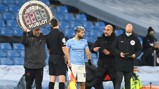 SILVER FOX: Aguero makes his league return as City go searching for a winner.