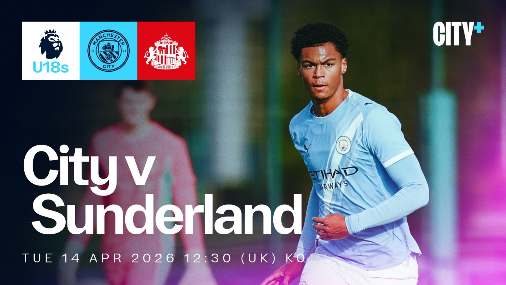 Watch City's Under-18 Premier League North clash with Sunderland live on CITY+