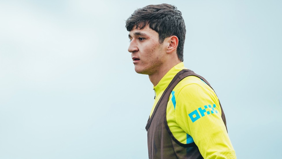 FULL FOCUS : Khusanov keeps his eye on the prize.