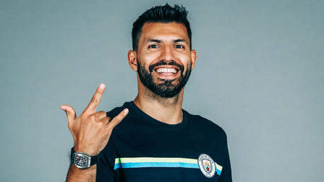 FEELING GOOD: Sergio Aguero
