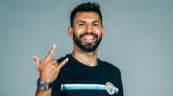 FEELING GOOD: Sergio Aguero