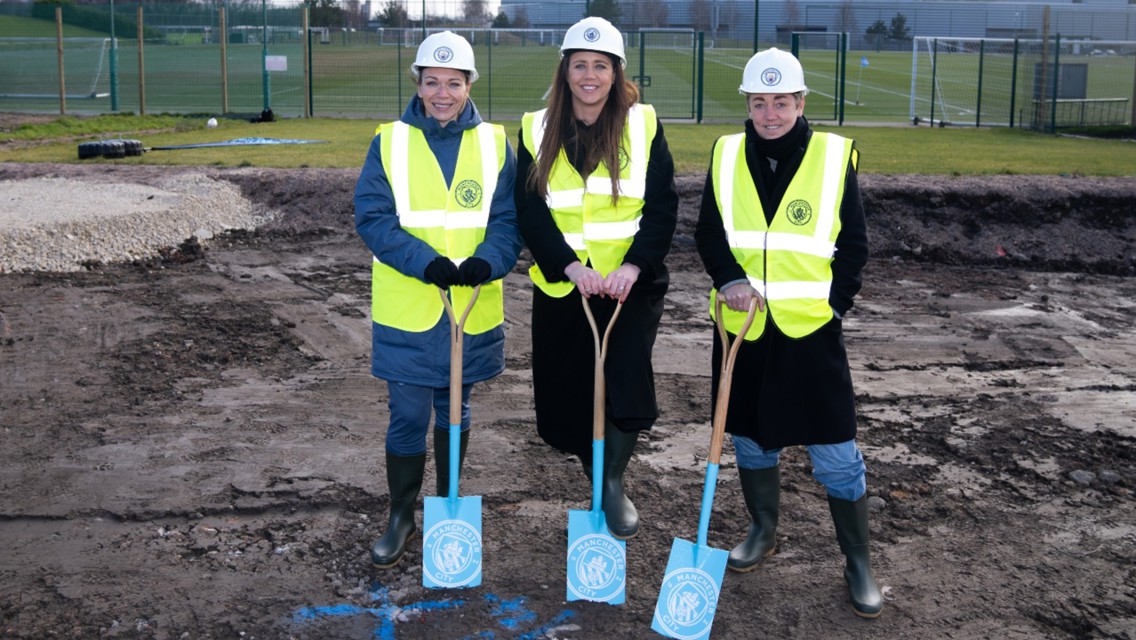 Manchester City breaks ground on new Women's training facility
