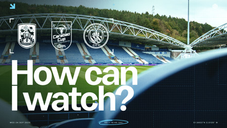 How can I watch Huddersfield Town v City on TV?