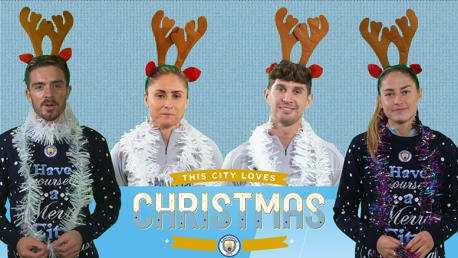 This City Loves Christmas: Players spread festive cheer across Manchester