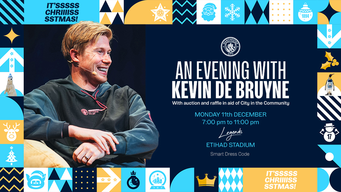 An evening with Kevin De Bruyne - last chance for tickets