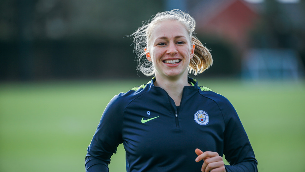 READY FOR THE WEEKEND : Pauline Bremer gears up for the clash.