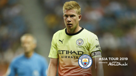 REWARDS: Kevin De Bruyne believes City are reaping the benefits of the 2019 Asia Tour