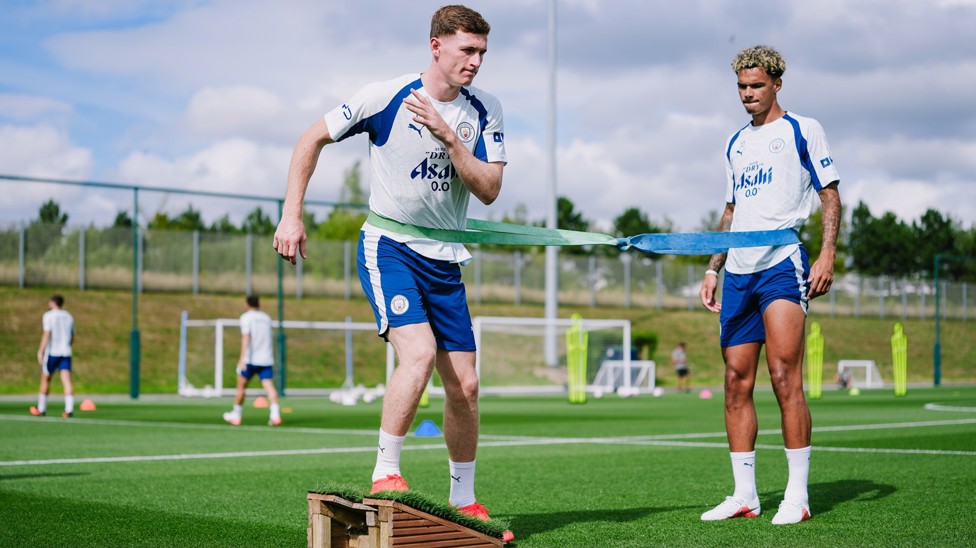 LIONS SHARE: England stars Elliot Anderson and Nico O'Reilly - joined at the hip!
