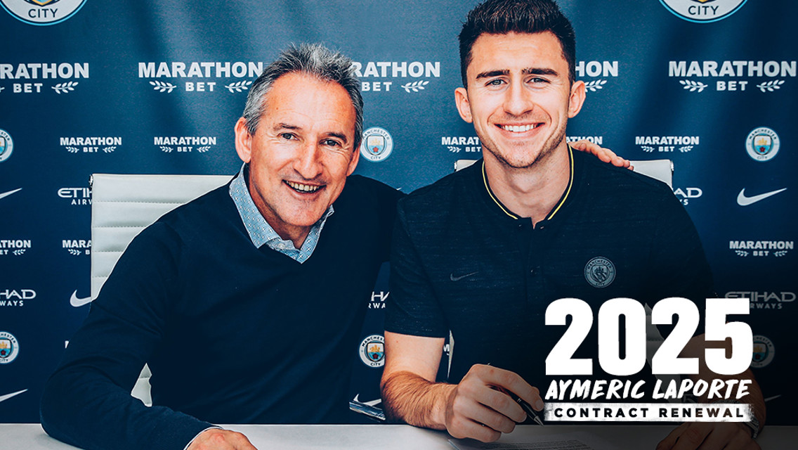 2025: Aymeric Laporte has signed a new City deal