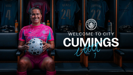 Cumings relishing City opportunity