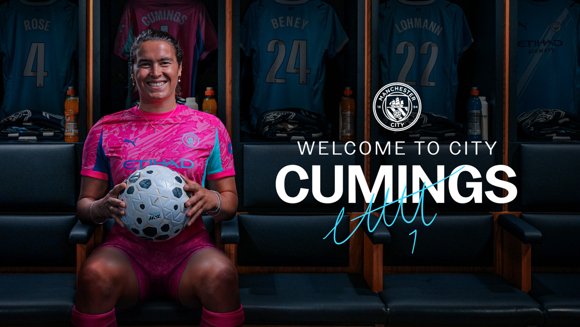 Cumings relishing City opportunity